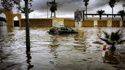 فيضانات تضرب مناطق فى المغرب وتعيق حركة المواطنين (فيديو)