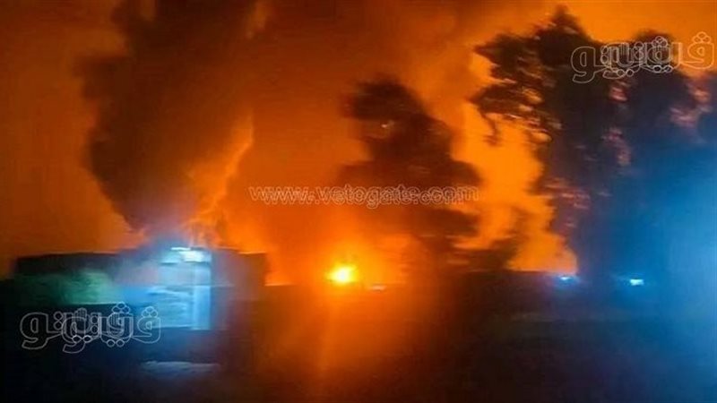 حريق بمحافظة الشرقية،