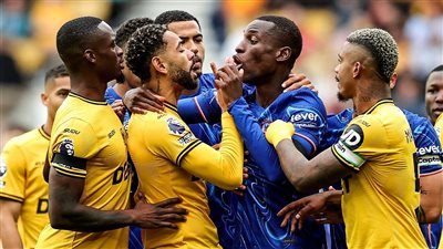 الدوري الإنجليزي، تشيلسي يتعادل مع وولفرهامبتون 2-2 في شوط أول مثير