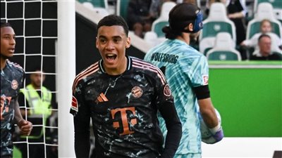 الدوري الألماني، بايرن ميونخ يتقدم بهدف علي فولفسبورج في الشوط الأول