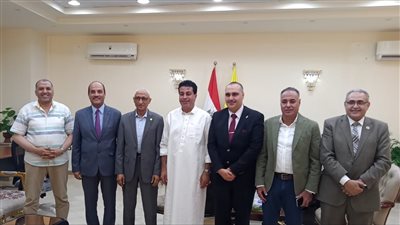 محافظ شمال سيناء يستقبل رئيسي جامعتي 