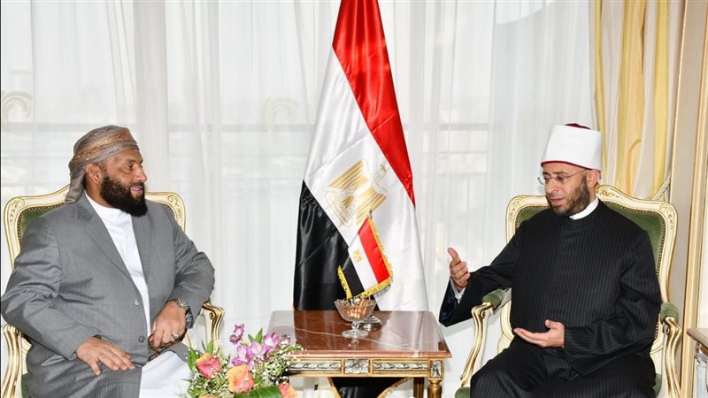 وزير الأوقاف مع نظيره