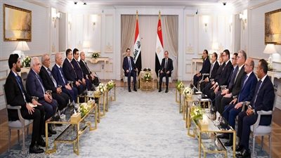 تفاصيل لقاء السيسي وشياع السوداني.. الرئيس يؤكد دعم مصر الكامل لوحدة العراق وسيادته وسلامة أراضيه.. ويبحثان زيادة الاستثمارات والتعاون في 5 مجالات 