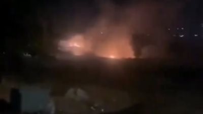 جيش الاحتلال يستهدف شاحنة صواريخ لحزب الله شرقي لبنان (فيديو)