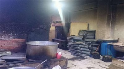 ضبط منشأة غير مرخصة لإنتاج المواد الغذائية بالمنوفية