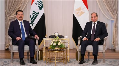  تعزيز التعاون الاقتصادي يتصدر القمة المصرية العراقية ببغداد