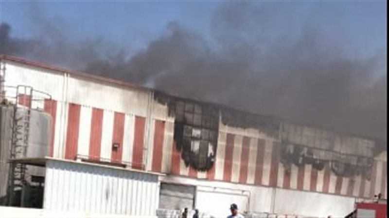 حريق مصنع في اكتوبر.فيتو