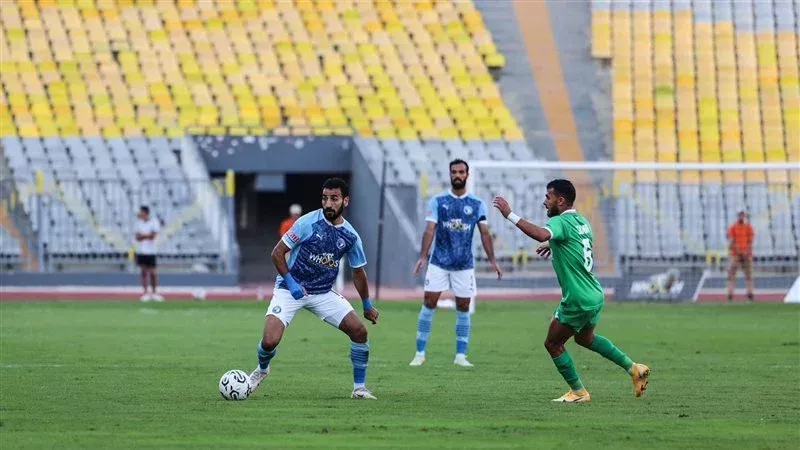مباراة المصري وبيراميدز،
