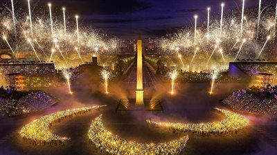 الليلة، افتتاح دورة الألعاب البارالمبية من أمام المسلة المصرية في باريس