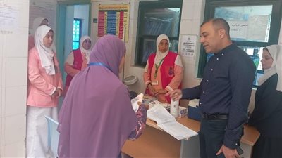 وكيل صحة البحيرة يتفقد وحدة محلة داود الصحية بالرحمانية (صور)