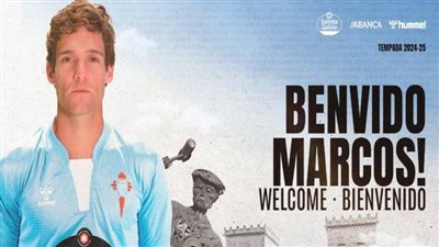 سيلتا فيجو يضم ماركوس ألونسو لاعب برشلونة 