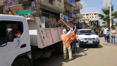 رفع 2125 حالة إشغال طريق فى 5 مراكز بالبحيرة 