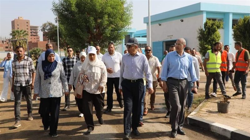 محافظ المنيا، يتفقد