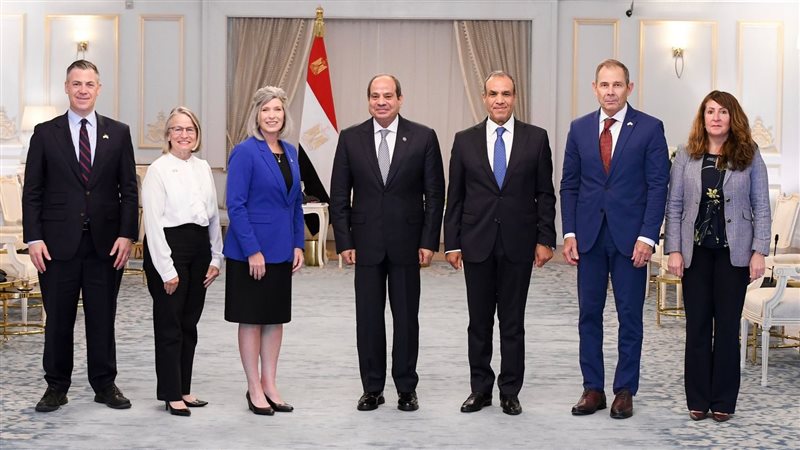 مباحثات السيسي ووفد
