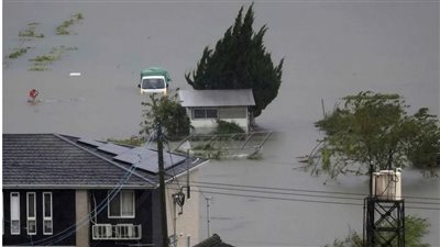 فيضانات وانهيارات طينية في اليابان جراء موجة أمطار غزيرة