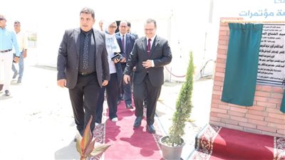 الإسكان تضع حجر الأساس لإنشاء قاعة مؤتمرات وأرض معارض بالشيخ زايد 