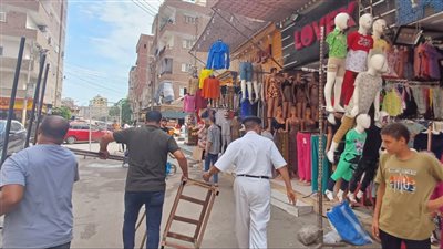 رفع 121 حالة إشغال طريق وتحرير 94 محضرا خلال أسبوع في الإسماعيلية (صور) 