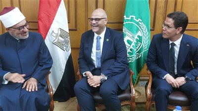 مفتي الجمهورية يصل للقليوبية للمشاركة في احتفالات العيد القومي (صور)