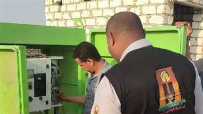 التحفظ على معدات شركات زراعية على مساحة 8700 فدان بالداخلة 