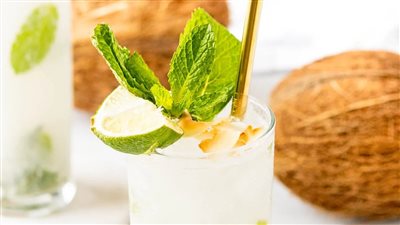 طريقة عمل موهيتو جوز الهند، عصير صيفي لذيذ ومنعش 