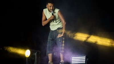 لقطات مثيرة من حفل ويجز بختام مهرجان العلمين 2024