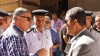 محافظ الإسكندرية يقود حملة لإزالة البناء المخالف بحي شرق