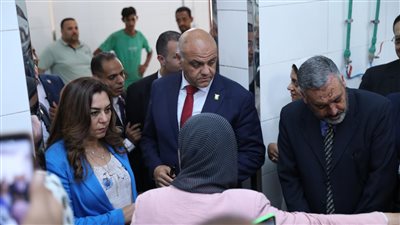 وزيرة التنمية المحلية ومحافظ القليوبية يفتتحان أعمال تطوير مجزر شبرا الخيمة