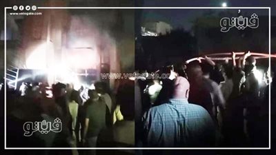 المسلم قبل المسيحي، شباب بني سويف يساعدون الحماية المدنية لإخماد حريق الكنيسة المطرانية (فيديو)