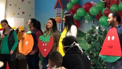 الكنيسة الإنجيلية تحتفل بأعياد الميلاد للأطفال بأورام الأقصر (صور)