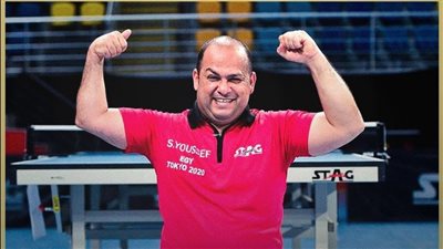 بارالمبياد باريس، سيد يوسف يهزم بطل البرازيل ويتأهل لربع نهائي تنس الطاولة