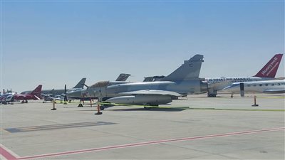 الصور الأولى من معرض مصر الدولي للطيران والفضاء ٢٠٢٤ قبل انطلاقه 