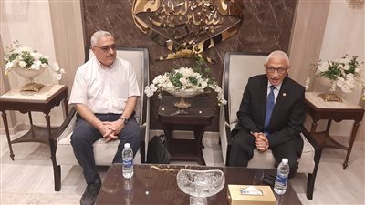 محافظ شمال سيناء يستقبل وفد منظمة الصحة العالمية