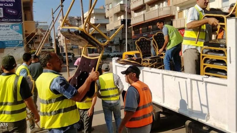 رفع إشغالات بالبحيرة،