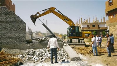إزالة 13 حالة تعد على أراضي زراعية وأملاك دولة ضمن الموجة الـ 23 في أسيوط