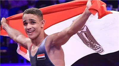 المصارعة، مصطفى حسين يتأهل لربع نهائي بطولة العالم للشباب بإسبانيا