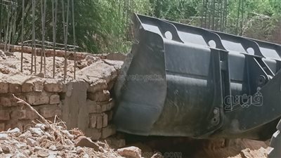 إزالة 4 حالات تعدٍ على أراض زراعية بأرمنت غرب الأقصر (صور)