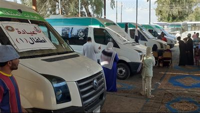 الكشف على 1464 مريضا ضمن فعاليات قافلة طبية علاجية بقرية السبخاوية في الدقهلية 