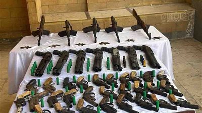 ضبط 26 قضية مخدرات و54 سلاحا ناريا خلال حملة أمنية بأسيوط وأسوان ودمياط 