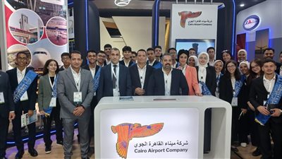 في ثاني أيام معرض مصر الدولي للطيران، إقبال كبير علي جناح القابضة للمطارات 