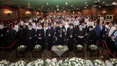 البابا تواضروس يشهد احتفال أسرة الراهب أندراوس الصموئيلي للمكفوفين بالإسكندرية