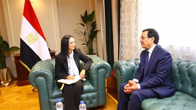 وزيرة التضامن تبحث مع مدير المنظمة العربية للتنمية الإدارية أوجه التعاون المشترك