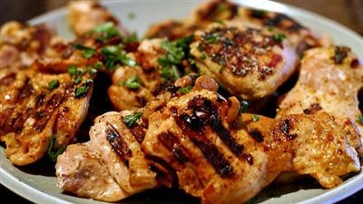 طريقة عمل الدجاج المشوي بالتوابل الهندية والزبادي 