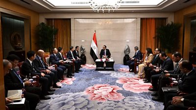 مدبولي يلتقي رئيس الشركة الصينية العامة للهندسة المعمارية 