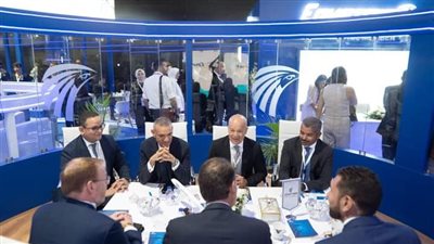 جناح مميز لمصر للطيران بمعرض العلمين ولقاءات مع كبرى الشركات للتعاون 