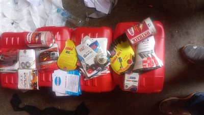 غلق وتشميع مصنع لزيوت السيارات في أكتوبر