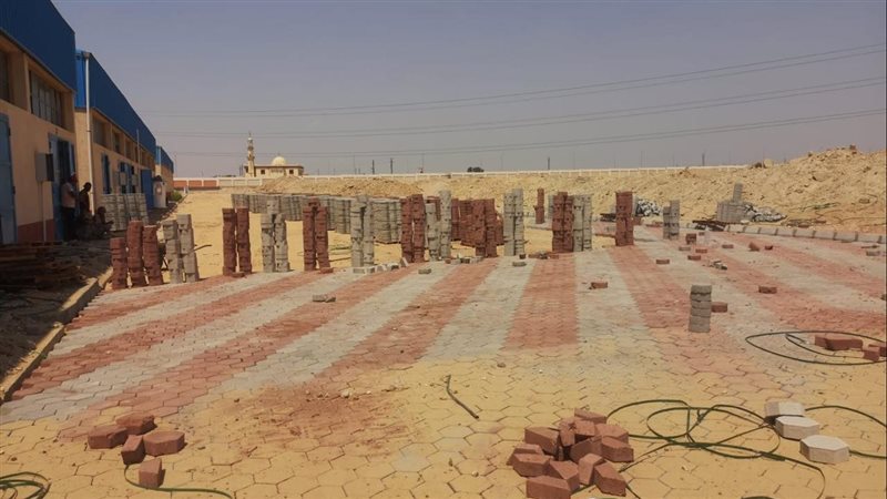 جانب من أعمال التطوير،