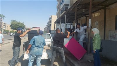 رفع 673 حالة إشغال وتحرير 101 مخالفة خلال أسبوع في الإسماعيلية (صور) 