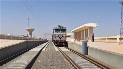 أول صور لتجربة تشغيل خط قطار السادات كفر داوود