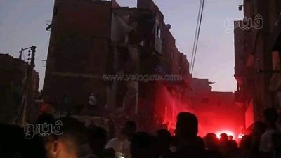 اندلاع حريق في محل لبيع السجاد بشارع الحرمين بمدينة مطاي (صور) 