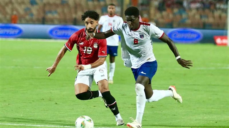 مباراة مصر والرأس